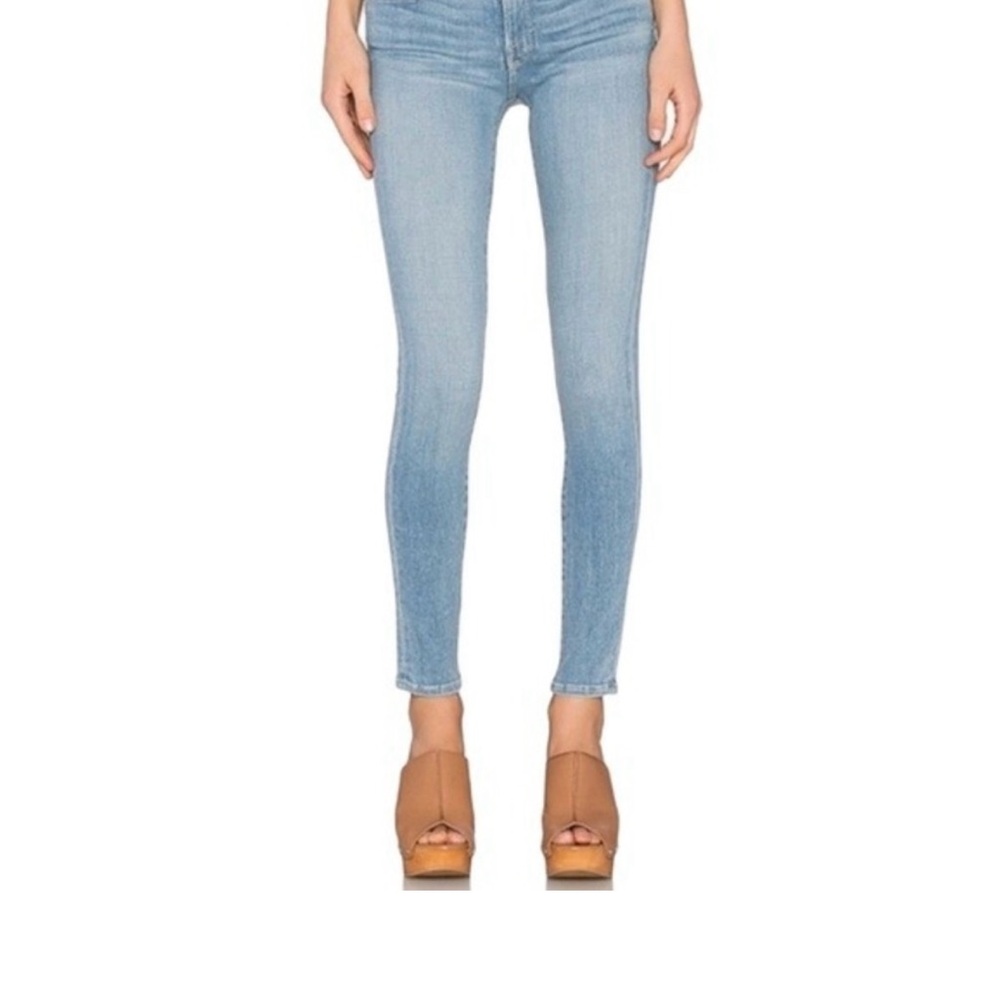 Frame Le Skinny de Jeanne crop Raw hem